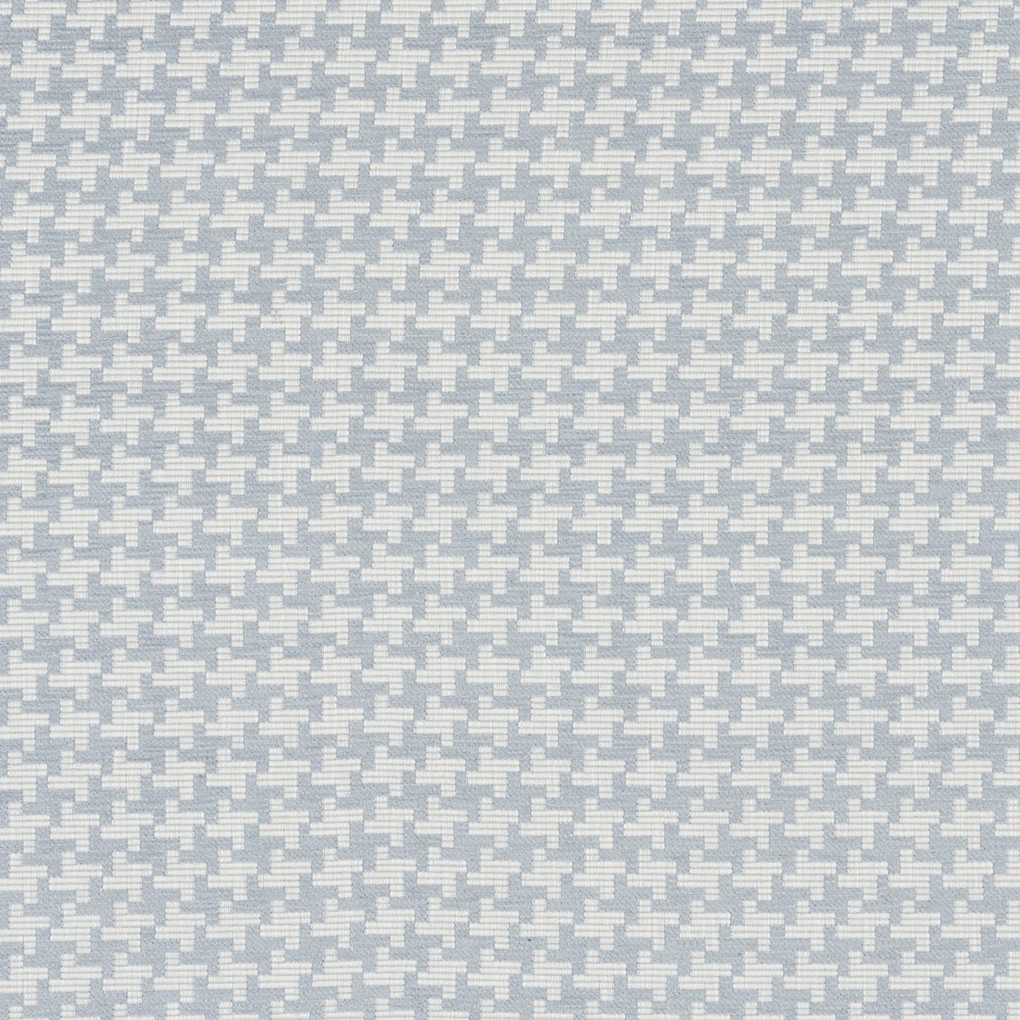 JF Fabrics Crypton Home HOUNDSTOOTH 62 Fabric Houndstooth, Texture Blue, Ice, White  Woven, Chenille - 8945962 J8921