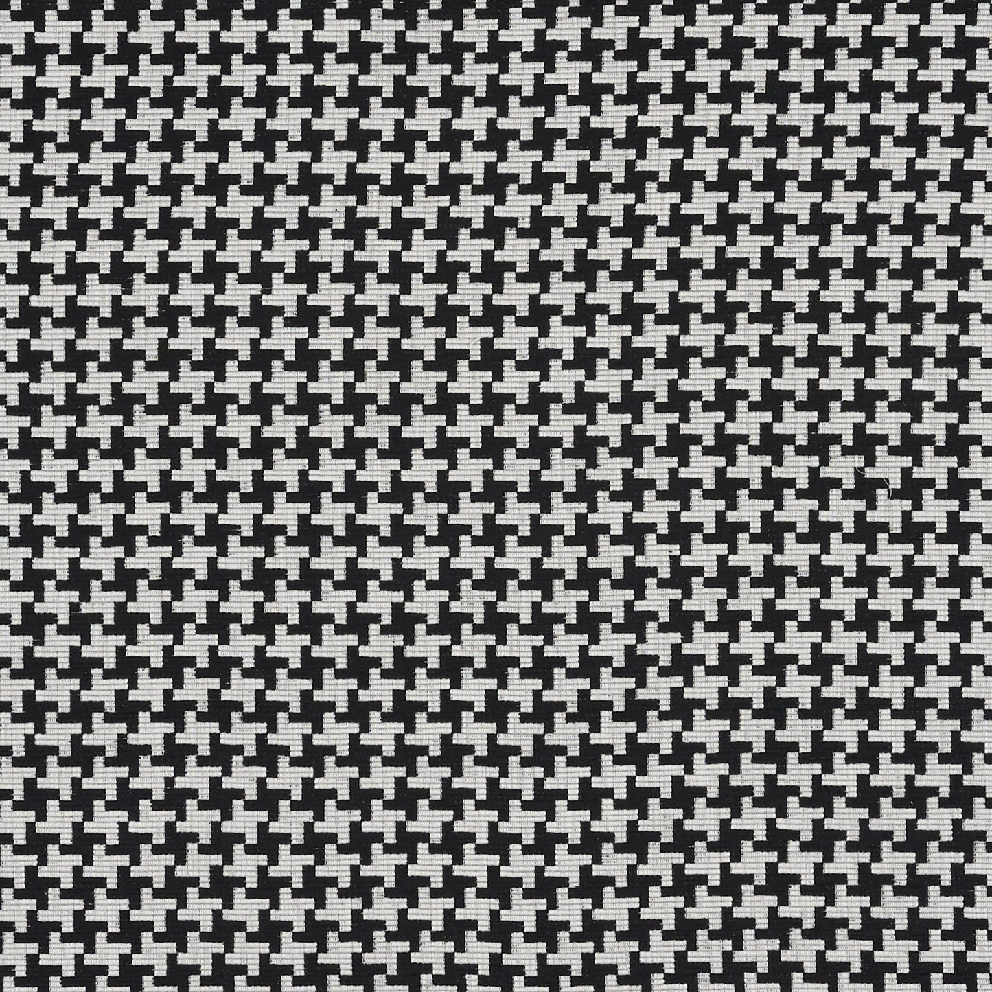 JF Fabrics Crypton Home HOUNDSTOOTH 99 Fabric Houndstooth, Texture Black, White  Woven, Chenille - 8945999 J8921