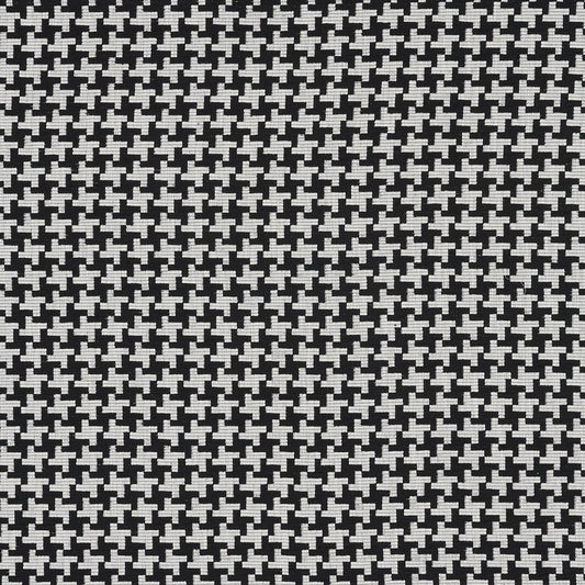 JF Fabrics Crypton Home HOUNDSTOOTH 99 Fabric Houndstooth, Texture Black, White  Woven, Chenille - 8945999 J8921