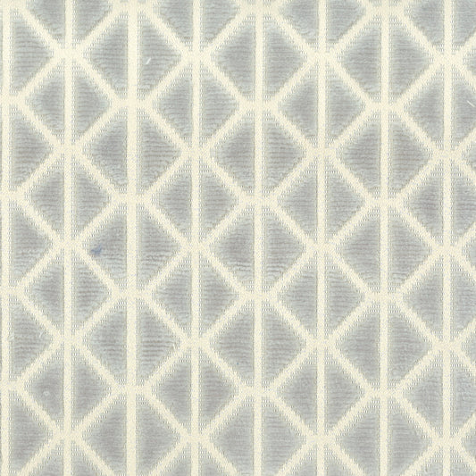 STOUT TEXTILES  UPHOLSTERY,VELVET TRADITIONAL, GEOMETRIC GLACIER   - HOUS-1