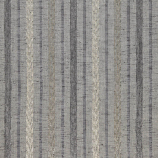 JF Fabrics HOWELL 38 Fabric Traditional,Transitional,Contemporary,Stripe Brown  Double Width,Sheer,Linen Texture - 5840838 J7281