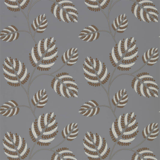 HARLEQUIN OUTLET Marbelle Wallpaper Leaves , Trees French Grey,Brass   - HPUT111891