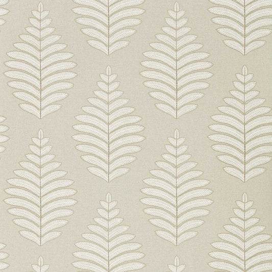 HARLEQUIN Lucielle Wallpaper Leaves , Trees Chalk,Linen  Rotary Wide Width Printed Wallpaper - HPUT111896