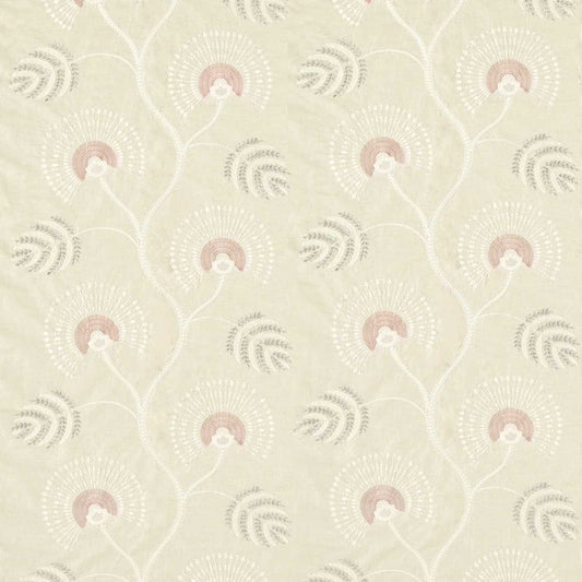 HARLEQUIN Louella Fabric Contemporary, Floral Rose Quartz,Pearl   - HPUT132654