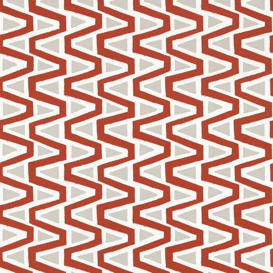 HARLEQUIN Perception Wallpaper Geometric Brazillian Rosewood,Temple Grey,New Beginnings  Rotary Wide Width Printed Wallpaper - HQN2112833
