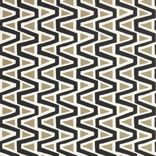HARLEQUIN Perception Wallpaper Geometric Black Earth,Gilver,New Beginnings  Rotary Wide Width Printed Wallpaper - HQN2112834