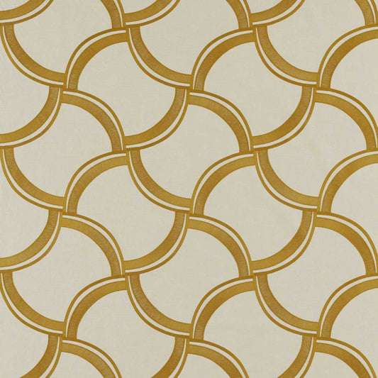 HARLEQUIN Cognate Fabric Abstract , Graphic Dijon,Shiitake   - HQN2133874