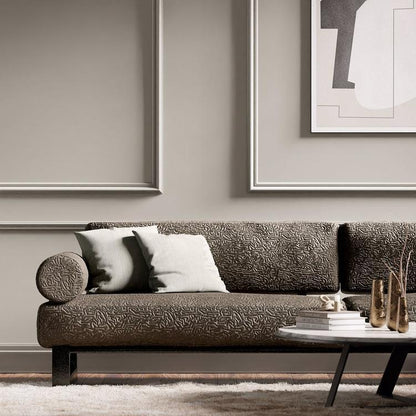 HARLEQUIN Lyrical Fabric Plains , Textures Black Earth   - HQN2133879