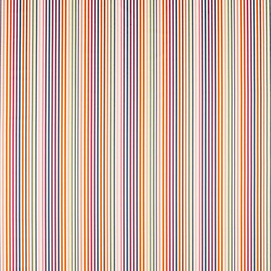 HARLEQUIN Calla Fabric Stripes Pomegranate,Clementine,Peony,Blueberry   - HQN2133883