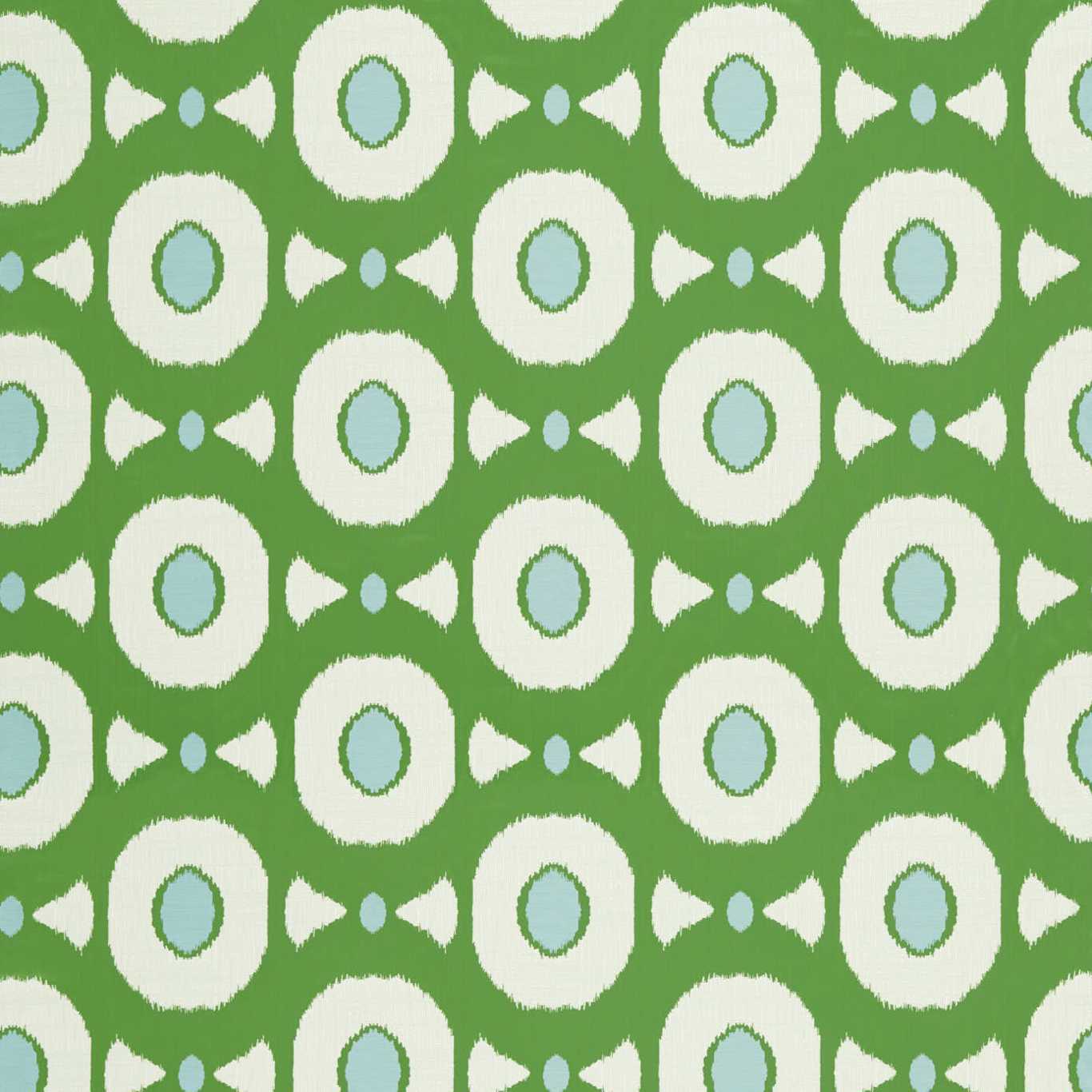 HARLEQUIN Zinnia Fabric Spots Emerald,Sky   - HQN2133888