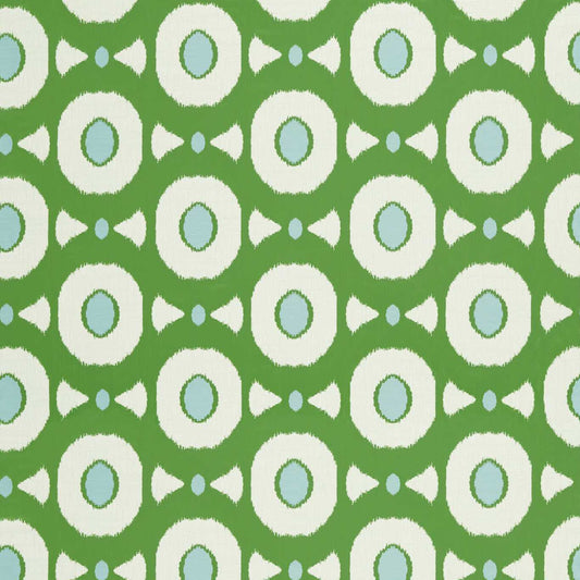 HARLEQUIN Zinnia Fabric Spots Emerald,Sky   - HQN2133888