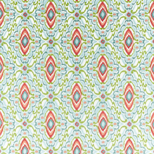 HARLEQUIN Ixora Fabric Other Sky,Cascade,Vermillion   - HQN2133894