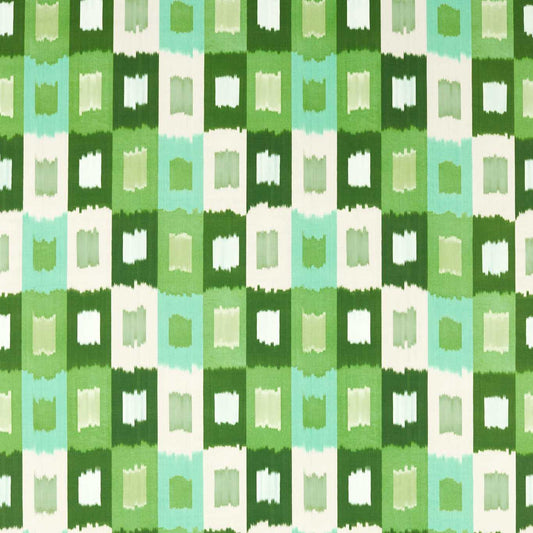 Harlequin Shiruku Fabric Stripes Emerald,Forest,Silver Willow   - HQN3121132