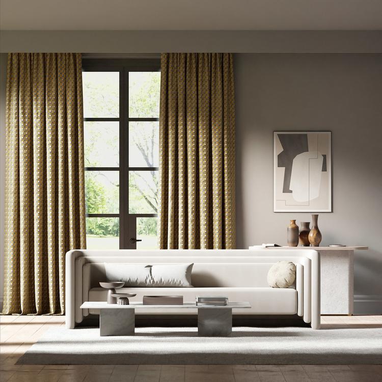 Harlequin Blocks Fabric Geometric Nectar,Sketched,Diffused Light   - HQN3133899