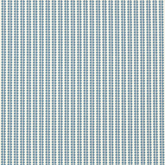 HARLEQUIN Pepita Stripe Fabric Stripes Sky,Linen   - HRTF134063