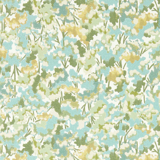 HARLEQUIN Tree Tops Wallpaper Leaves , Trees Honey,Clover,Sky  Surface- Printed Wallpaper - HRTW113121