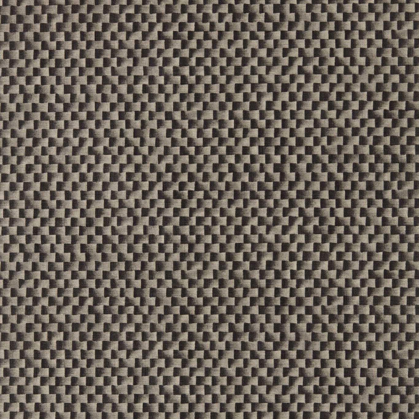 HARLEQUIN Skiva Wallpaper Geometric Black Earth  Gravure Wide Width - HRWO113092