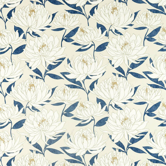 HARLEQUIN Sebal  Fabric Classic Floral Cobalt,Glacier   - HSAF120816