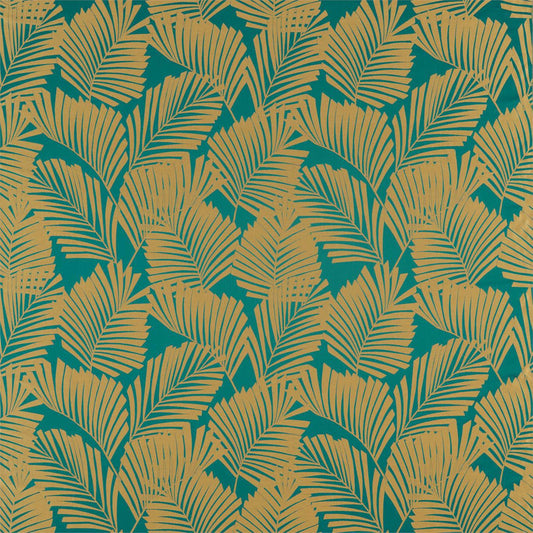HARLEQUIN Mala Fabric Leaves , Trees Peacock   - HSAF132948