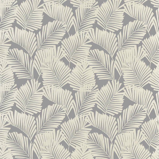 HARLEQUIN Mala Fabric Leaves , Trees Slate   - HSAF132949
