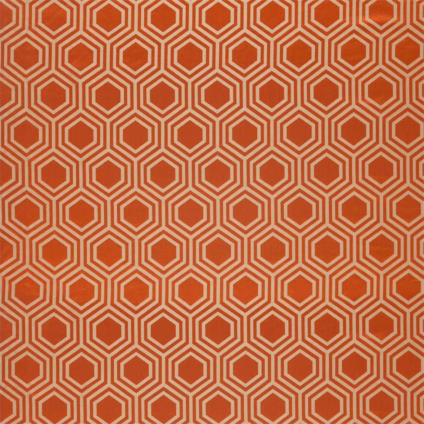 HARLEQUIN Selo Fabric Geometric Russet   - HSAF132958