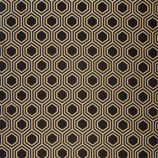 HARLEQUIN Selo Fabric Geometric Ebony   - HSAF132961