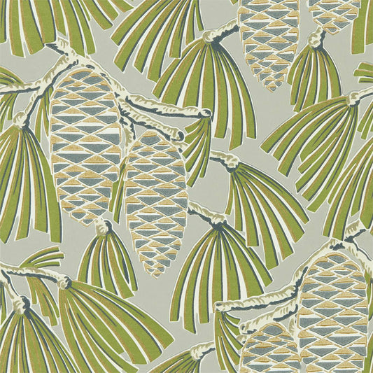 HARLEQUIN Foxley Wallpaper Other Fern Stone  Surflex-Printed Wallpaper - HSAW112126