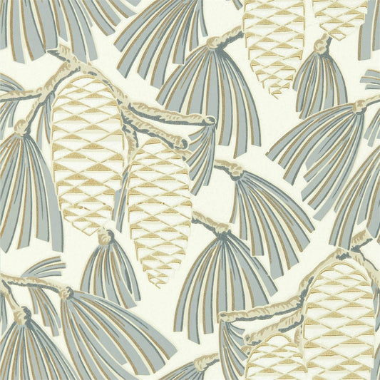 HARLEQUIN Foxley Wallpaper Other Platinum,Gold  Surflex-Printed Wallpaper - HSAW112128