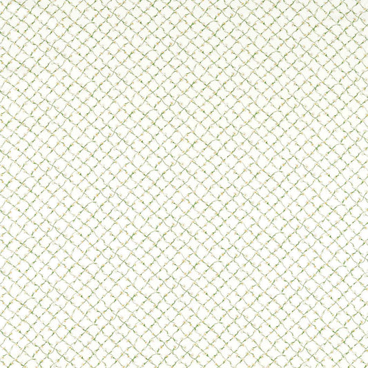 HARLEQUIN Daisy Trellis Fabric Classic Floral Emerald,Pearl   - HSRF121194