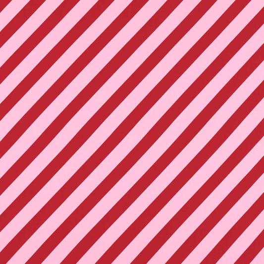 HARLEQUIN Paper Straw Stripe Fabric Abstract , Graphic Ruby,Rose   - HSRF133990