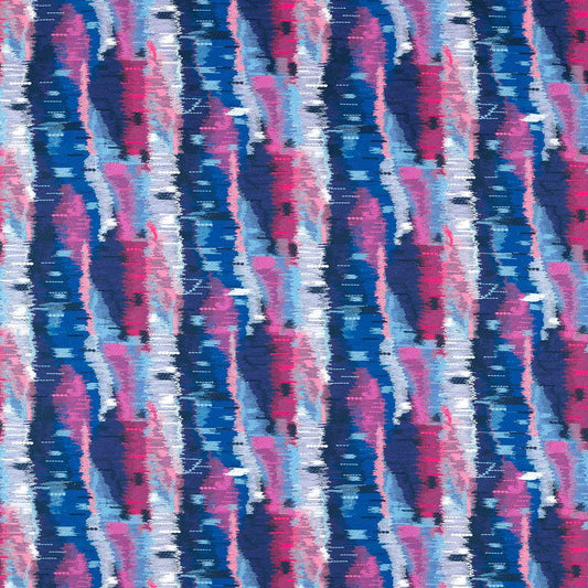 HARLEQUIN Wilderness Fabric Abstract , Graphic Lapis,Carnelian,Ruby   - HSRF133994