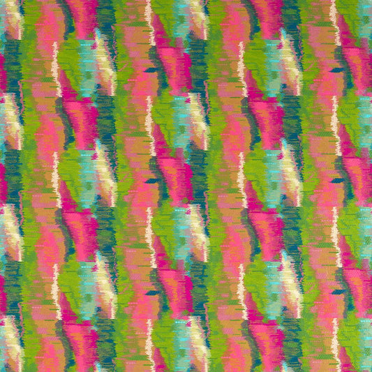 HARLEQUIN Wilderness Fabric Abstract , Graphic Peridot,Emerald,Ruby   - HSRF133995