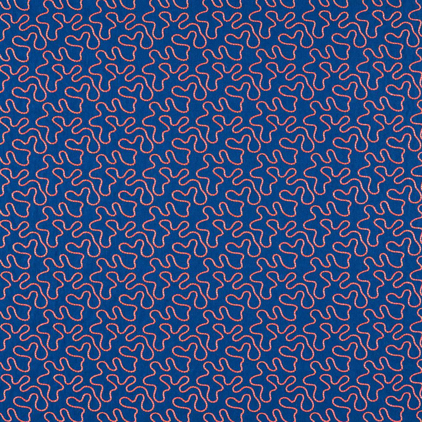 HARLEQUIN Wiggle Fabric Abstract , Graphic Lapis,Spinel   - HSRF134002
