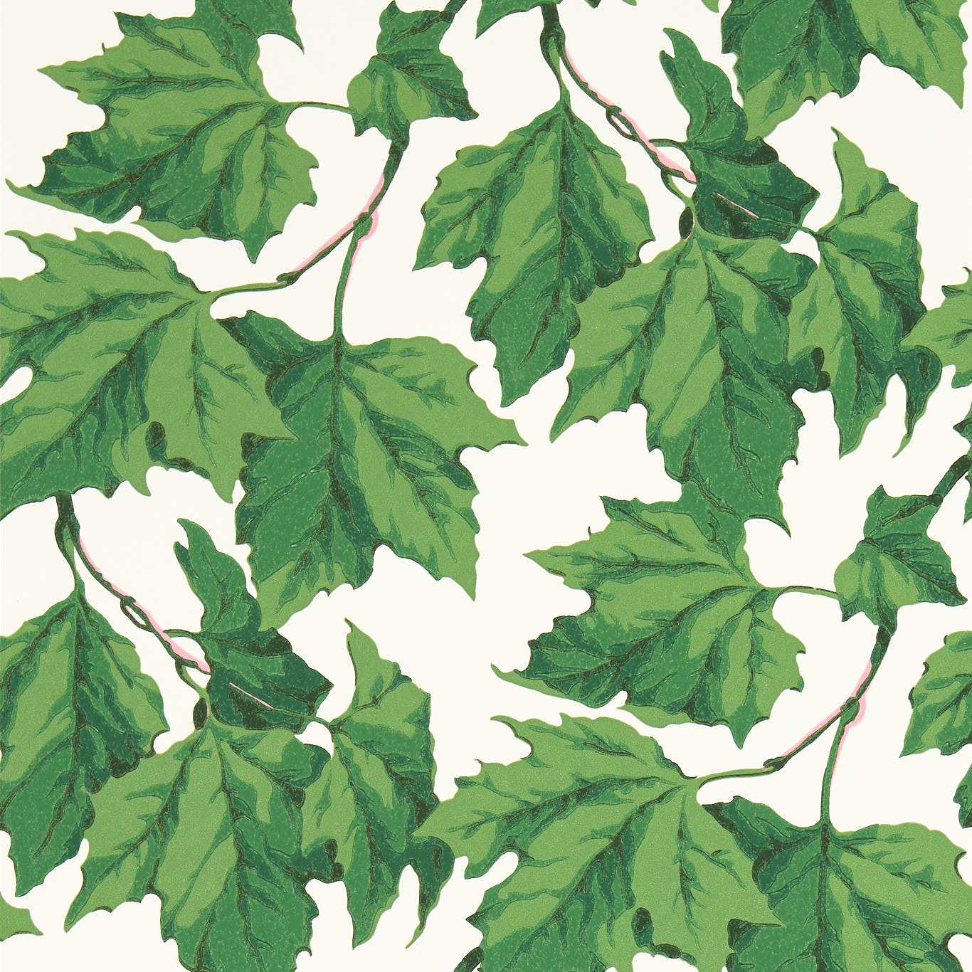 HARLEQUIN Dappled Leaf Wallpaper Leaves , Trees Emerald  Surflex-Printed Wallpaper - HSRW113045