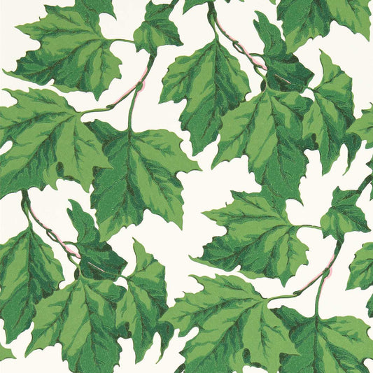 HARLEQUIN Dappled Leaf Wallpaper Leaves , Trees Emerald  Surflex-Printed Wallpaper - HSRW113045