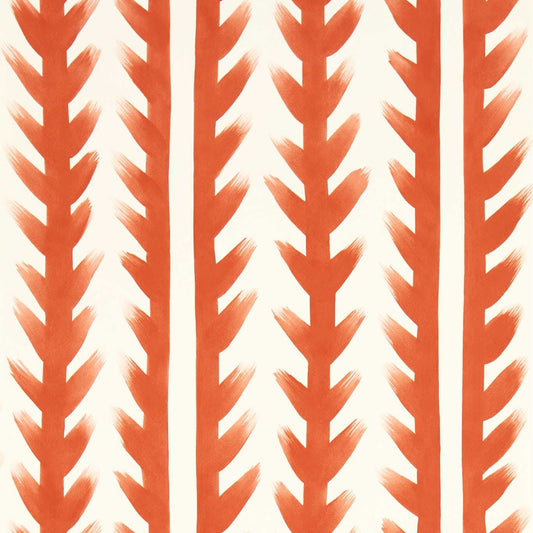 HARLEQUIN Sticky Grass Wallpaper Abstract , Graphic Carnelian  Gravure Printed Wallpaper - HSRW113053