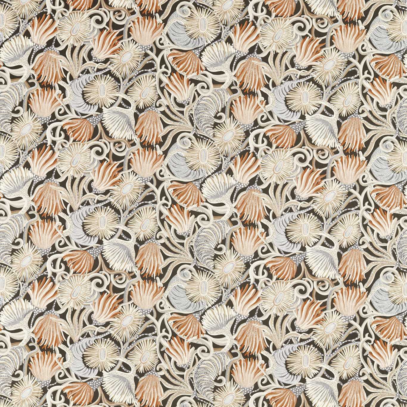 HARLEQUIN Montipora Fabric Leaves , Trees Harissa,Slate,Insence   - HTEF121006