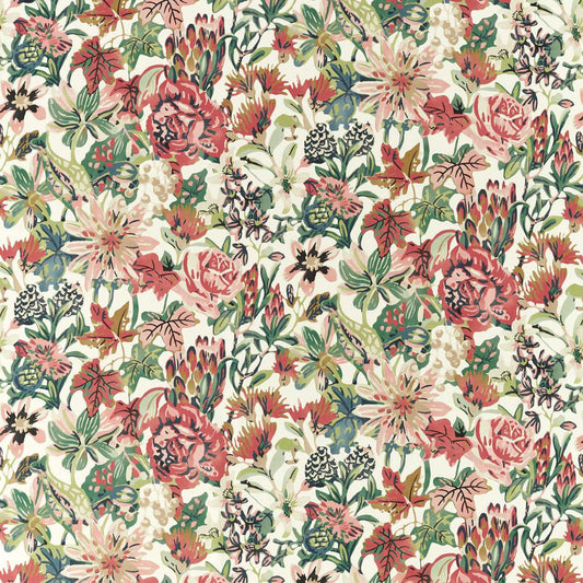 HARLEQUIN Perennials Fabric Contemporary, Floral Grounded,Positano,Succulent   - HTEF121016