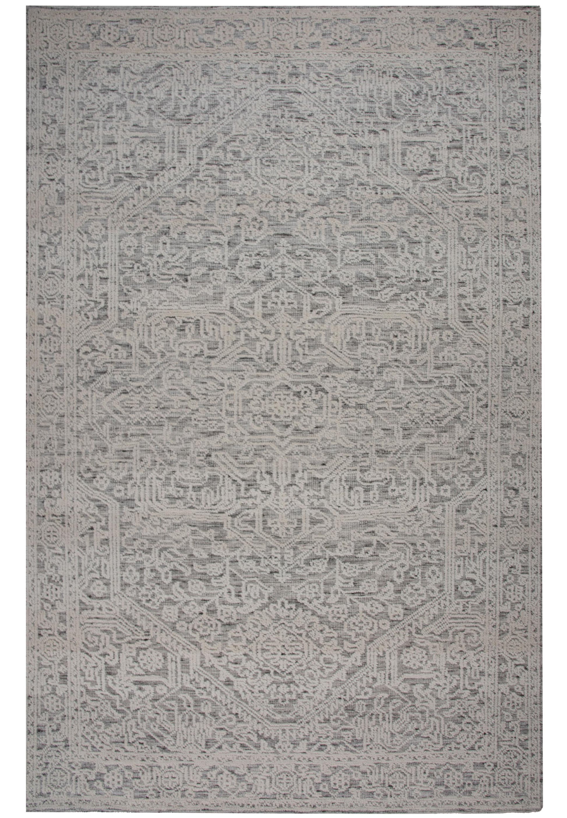 Traditional 6' x 9' rug.