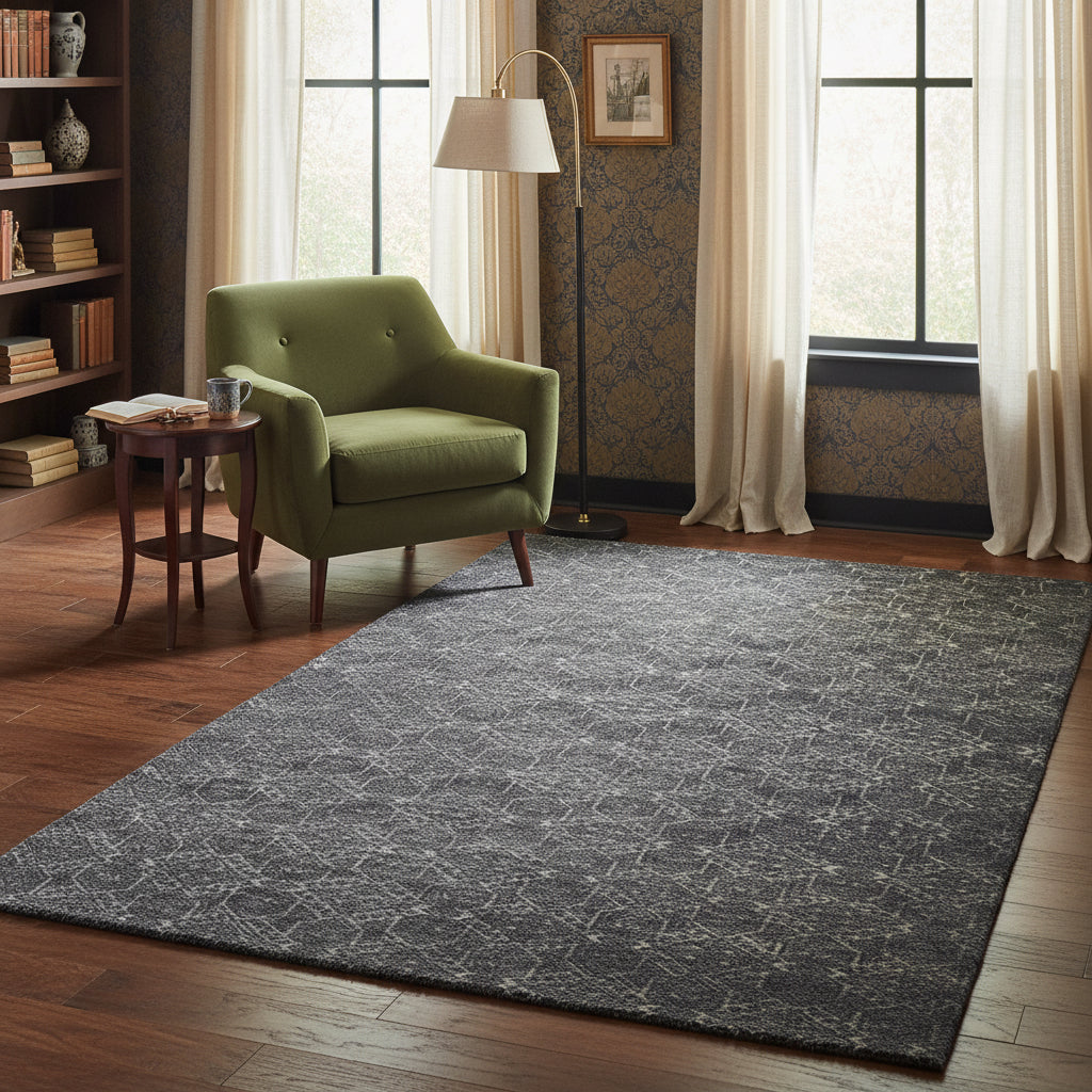6' x 9' transitional rug