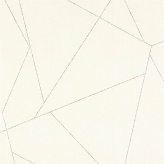 HARLEQUIN Parapet  Wallpaper Geometric Dove  Gravure Wide Width Vinyl - HTWW112077