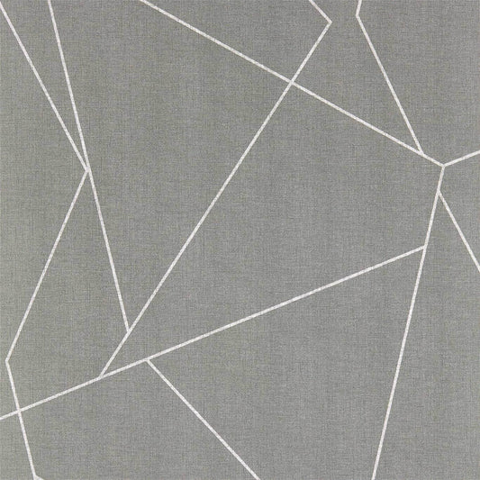 HARLEQUIN Parapet  Wallpaper Geometric Slate  Gravure Wide Width Vinyl - HTWW112082