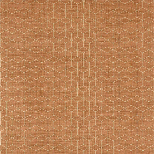 HARLEQUIN Vault Wallpaper Geometric Rust  Gravure Wide Width Vinyl - HTWW112090
