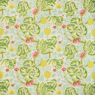 KRAVET BASICS PRINT JACOBEANS WHITE,GREEN,PINK   - HULLABALOO.317.0