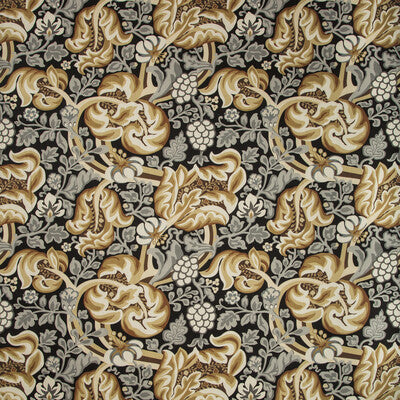 KRAVET BASICS PRINT JACOBEANS BLACK,GREY,BEIGE   - HULLABALOO.816.0