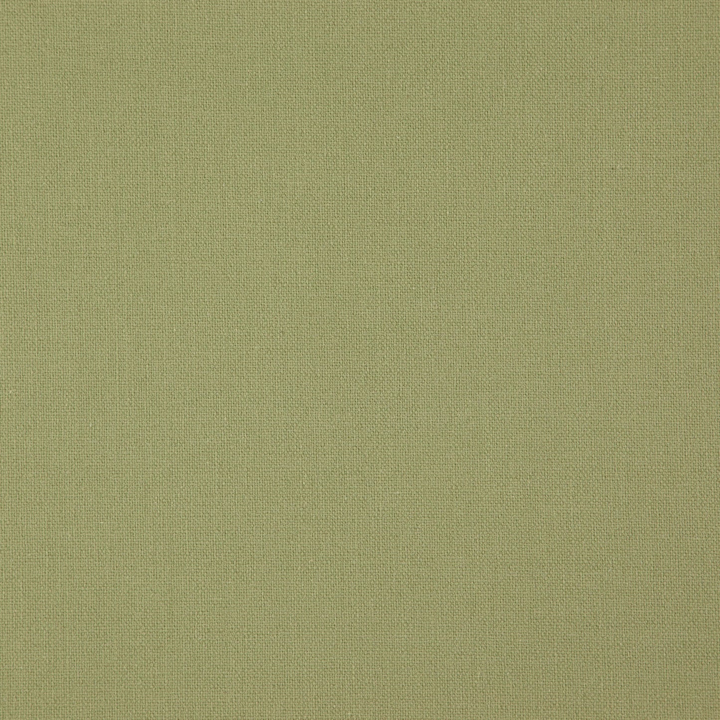Olive green woven fabric close-up with visible textile texture.