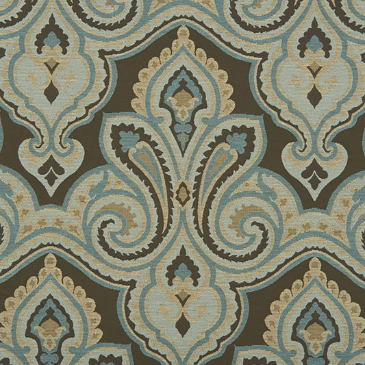 JF Fabrics Crypton HUNTSVILLE 38 Fabric Traditional,Transitional,Contemporary Blue  Damask,Jacquard,Texture - 5739738 J6861