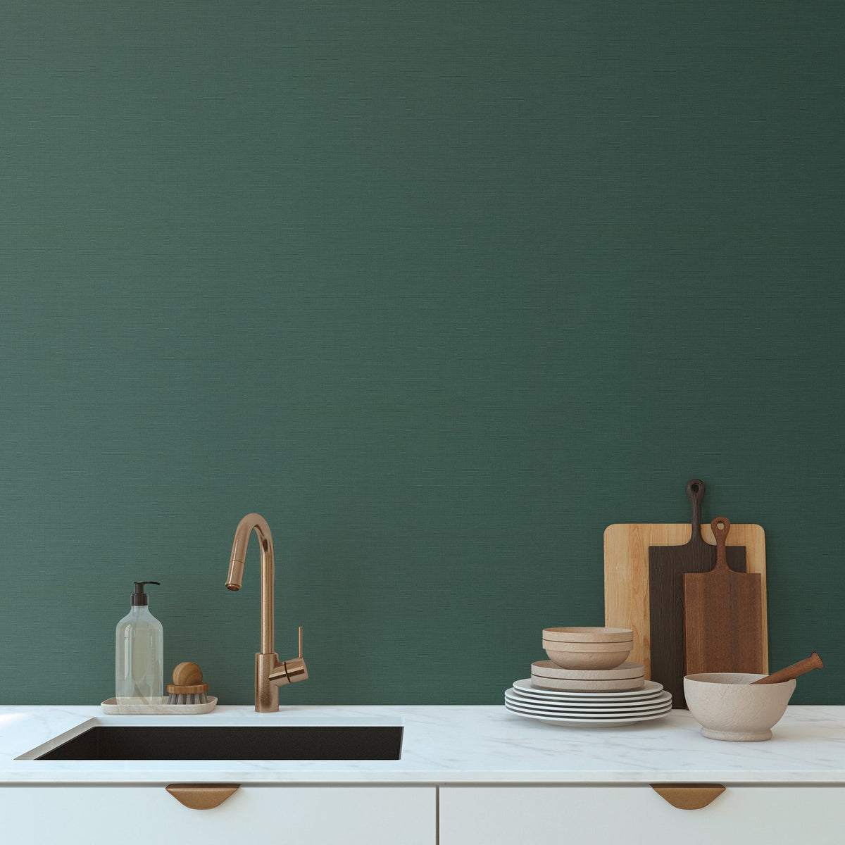 GALERIE WALLCOVERINGS Havana 2    Green   - HV41065