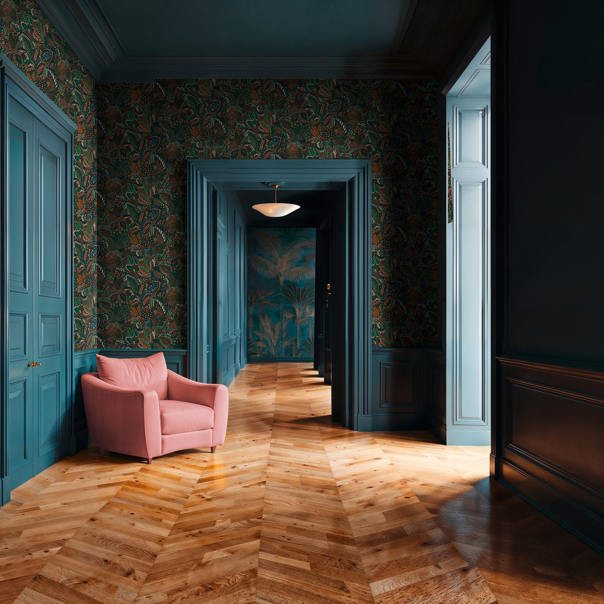 GALERIE WALLCOVERINGS Havana 2    Blue   - HV41066