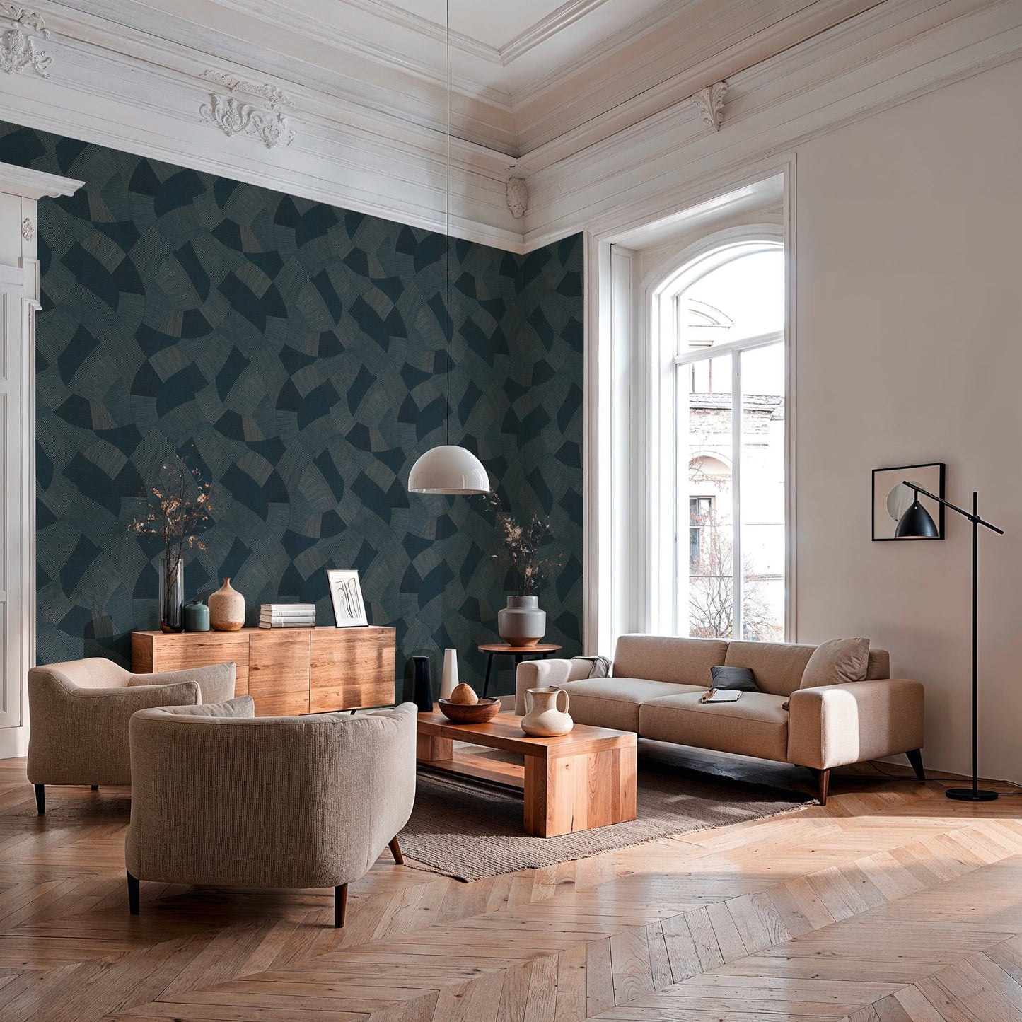 GALERIE WALLCOVERINGS Havana 2    Blue   - HV41074